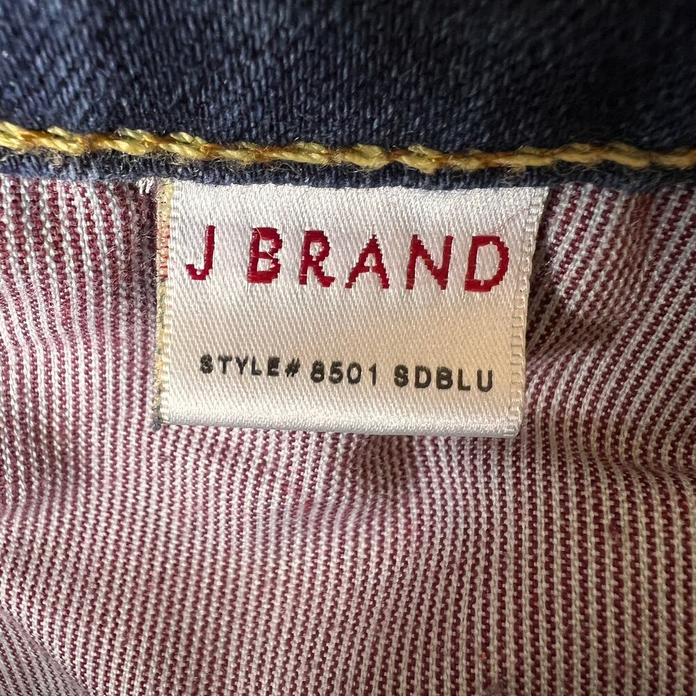 J Brand Jeans Womens Size 28 Dark Wash Straight Leg Cotton Blend Stretch - Picture 13 of 16